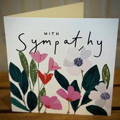 With Sympathy card
